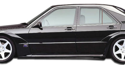 1984-1993 Mercedes 190 W201 Duraflex Evo 2 Wide Body Side Skirts Rocker Panels - 2 Piece