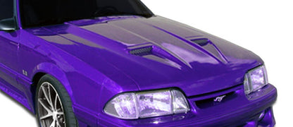 1987-1993 Ford Mustang Duraflex Mach1 Hood - 1 Piece