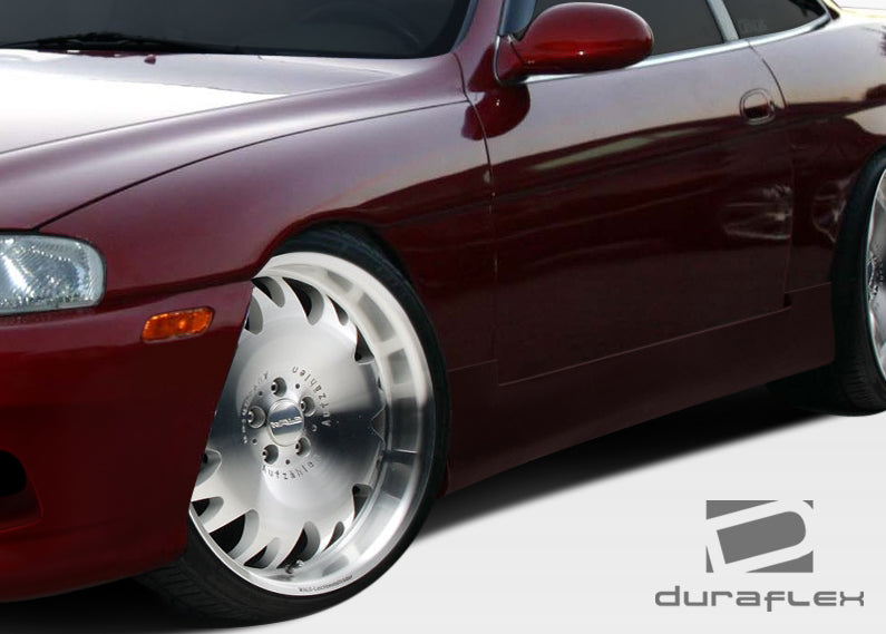 1992-2000 Lexus SC Series SC300 SC400 Duraflex O-Design Side Skirts Rocker Panels - 2 Piece