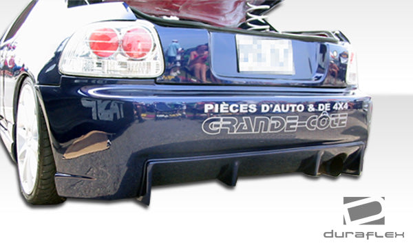 1993-1997 Honda Del Sol Duraflex Buddy Rear Bumper Cover - 1 Piece