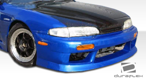 1995-1996 Nissan 240SX S14 Duraflex V-Speed Front Bumper Cover - 1 Piece