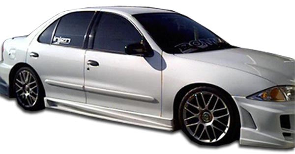 1995-2005 Chevrolet Cavalier 2DR Duraflex Bomber Side Skirts Rocker Panels - 2 Piece