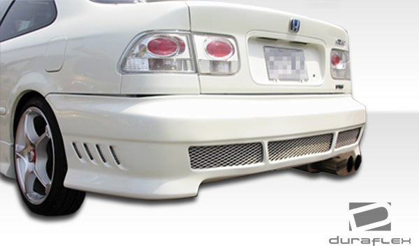 1996-2000 Honda Civic 2dr / 4DR Duraflex AVG Rear Bumper Cover - 1 Piece