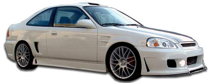 1996-2000 Honda Civic Duraflex B-2 Side Skirts Rocker Panels - 2 Piece