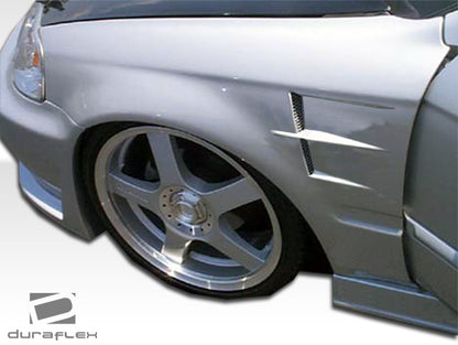 1996-1998 Honda Civic Duraflex X-2 Fenders - 2 Piece