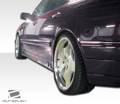 1996-1999 Mercedes E Class W210 Duraflex LR-S Side Skirts Rocker Panels - 2 Piece