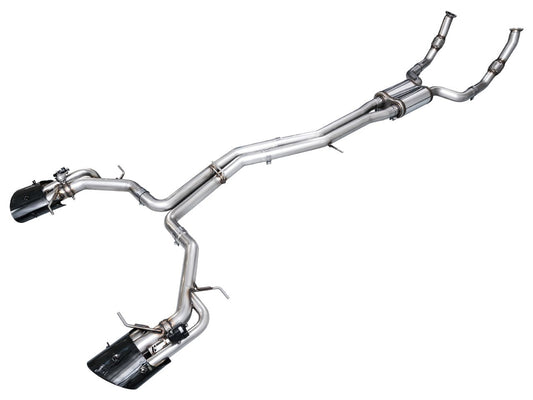 AWE SwitchPath™ Exhaust for C8 Audi RS 6/RS 7 - Diamond Black RS-style Tips