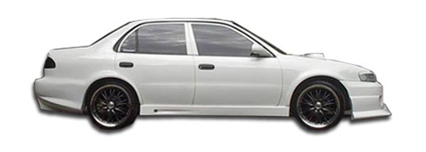 1993-2002 Toyota Corolla Geo Prizm Duraflex Bomber Side Skirts Rocker Panels - 2 Piece