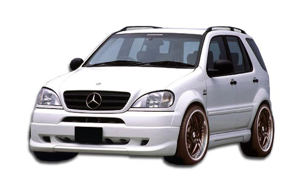 1998-2001 Mercedes ML Class W163 Duraflex W-1 Front Lip Under Spoiler Air Dam - 1 Piece