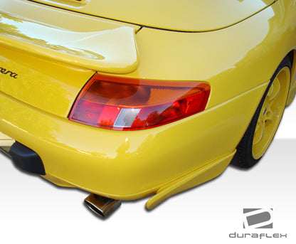 1999-2001 Porsche 911 Carrera 996 Duraflex GT-3 Look Rear Add Ons Spat Bumper Extensions (non turbo) - 2 Piece