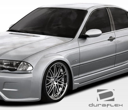 1999-2005 BMW 3 Series E46 4DR Duraflex I-Design Wide Body Front Fender Flares - 2 Piece