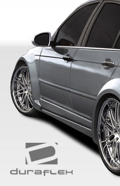 1999-2005 BMW 3 Series E46 4DR Duraflex I-Design Wide Body Front Fender Flares - 2 Piece