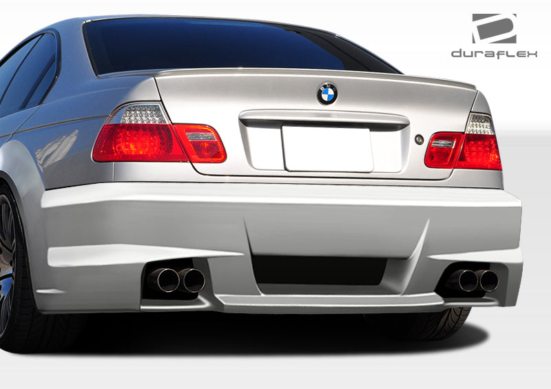 1999-2005 BMW 3 Series E46 4DR Duraflex I-Design Wide Body Rear Bumper Cover - 1 Piece