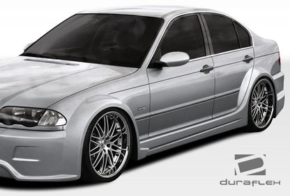 1999-2005 BMW 3 Series E46 4DR Duraflex I-Design Wide Body Side Skirts Rocker Panels - 2 Piece