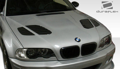 2000-2006 BMW M3 E46 2DR Duraflex GTR Look Hood - 1 Piece