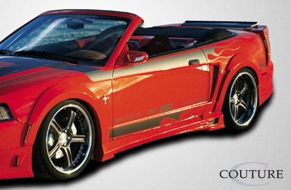 1999-2004 Ford Mustang Couture Polyurethane Demon Rear Fender Flares - 2 Piece