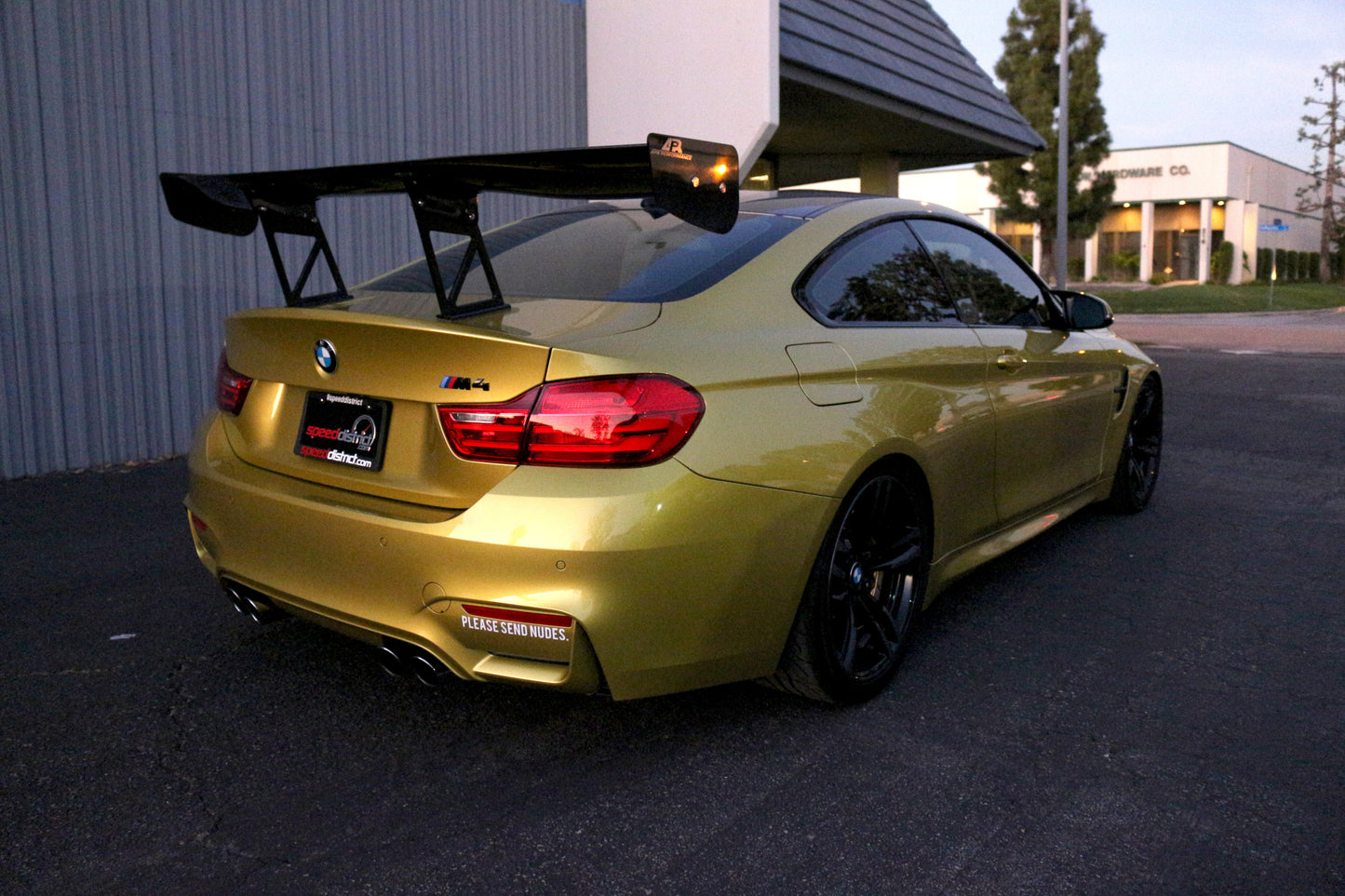 BMW F82 M4 GTC-300 Adjustable Wing 2015-19