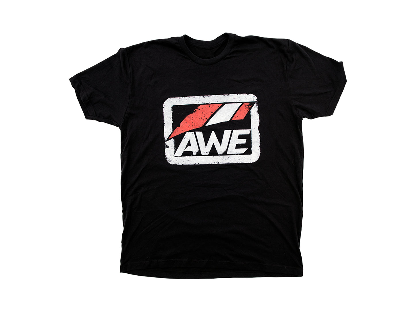 AWE Distressed AWE Logo Tee, Medium