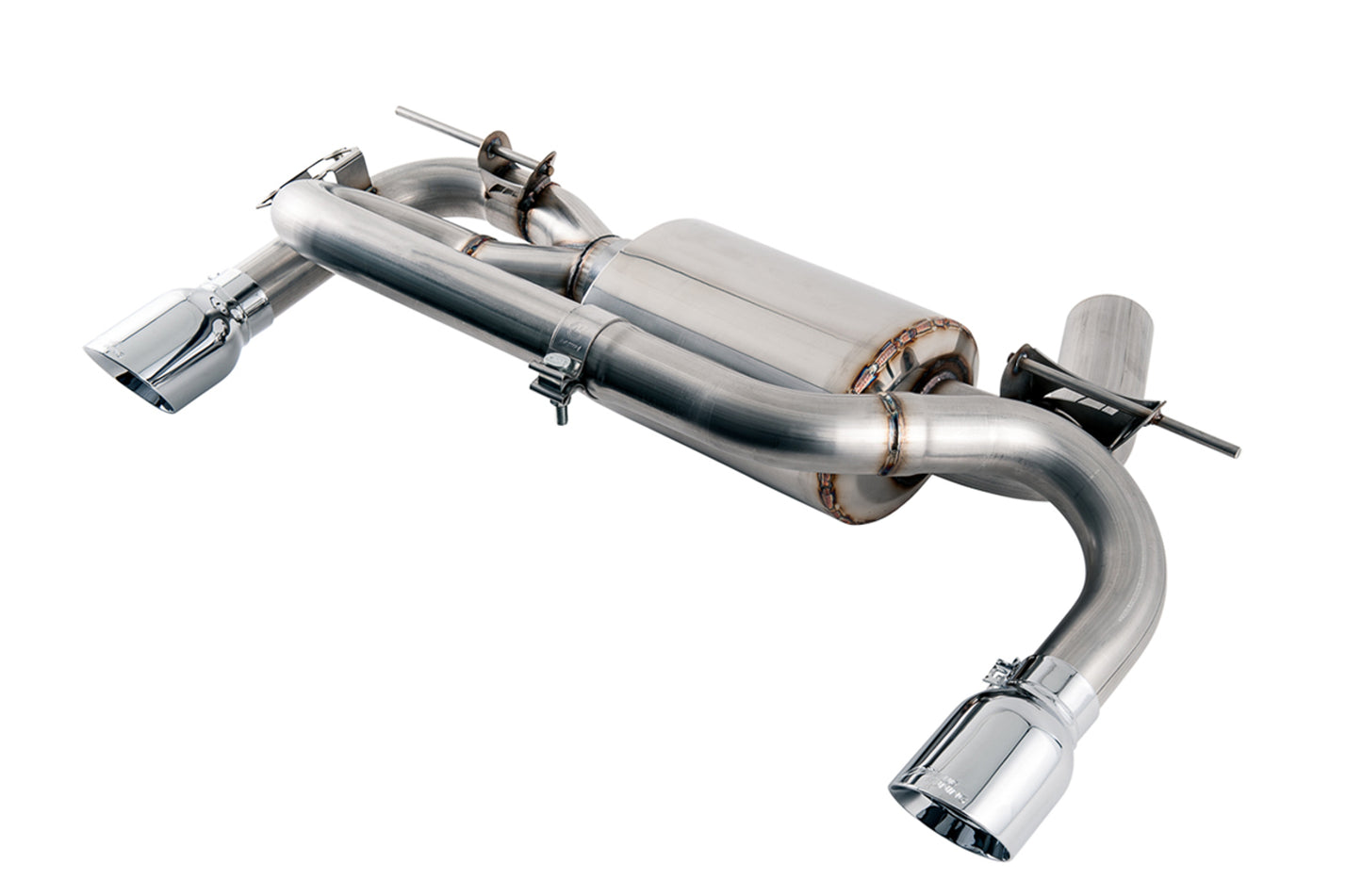 AWE Touring Edition Axle Back Exhaust for BMW F3X 335i/435i - Chrome Silver Tips (102mm)