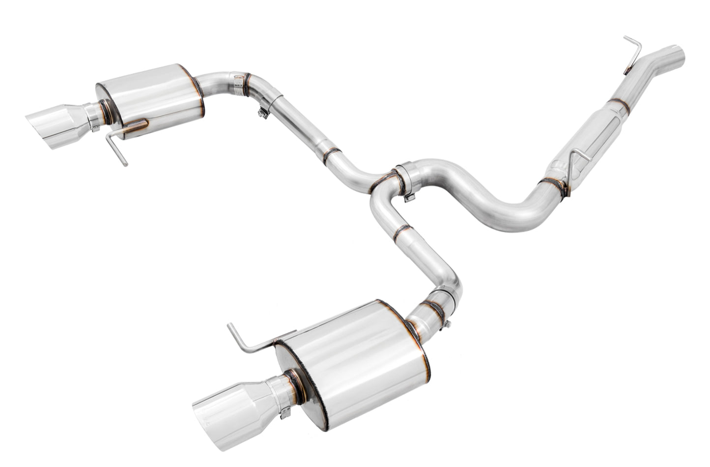 AWE Touring Edition Exhaust for VW Golf Alltrack / Sportwagen 4Motion - Chrome Silver Tips