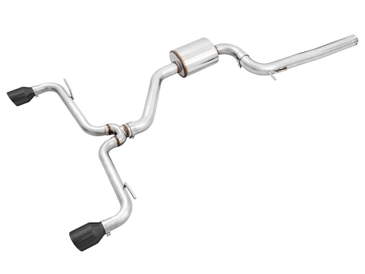 AWE Track Edition Exhaust for VW MK7.5 GTI - Diamond Black Tips