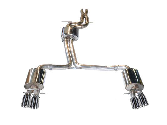 AWE Touring Edition Exhaust for Audi S5 3.0T - Chrome Silver Tips (102mm)