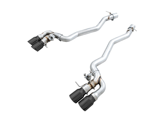 AWE SwitchPath™ Axleback Exhaust for BMW F90 M5 - Diamond Black Tips