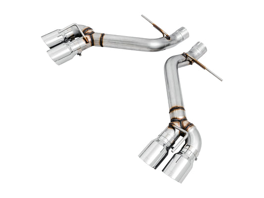 AWE Track Edition Axle-back Exhaust for Gen6 Camaro SS / ZL1 / LT1 - Chrome Silver Tips (Quad Outlet)