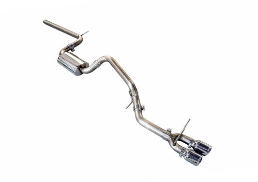 AWE Track Edition Exhaust for VW MK7 Golf SportWagen - Chrome Silver Tips (90mm)