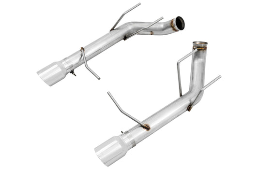 AWE Track Edition Axle-back Exhaust for the S197 Ford Mustang GT - Chrome Silver Tips