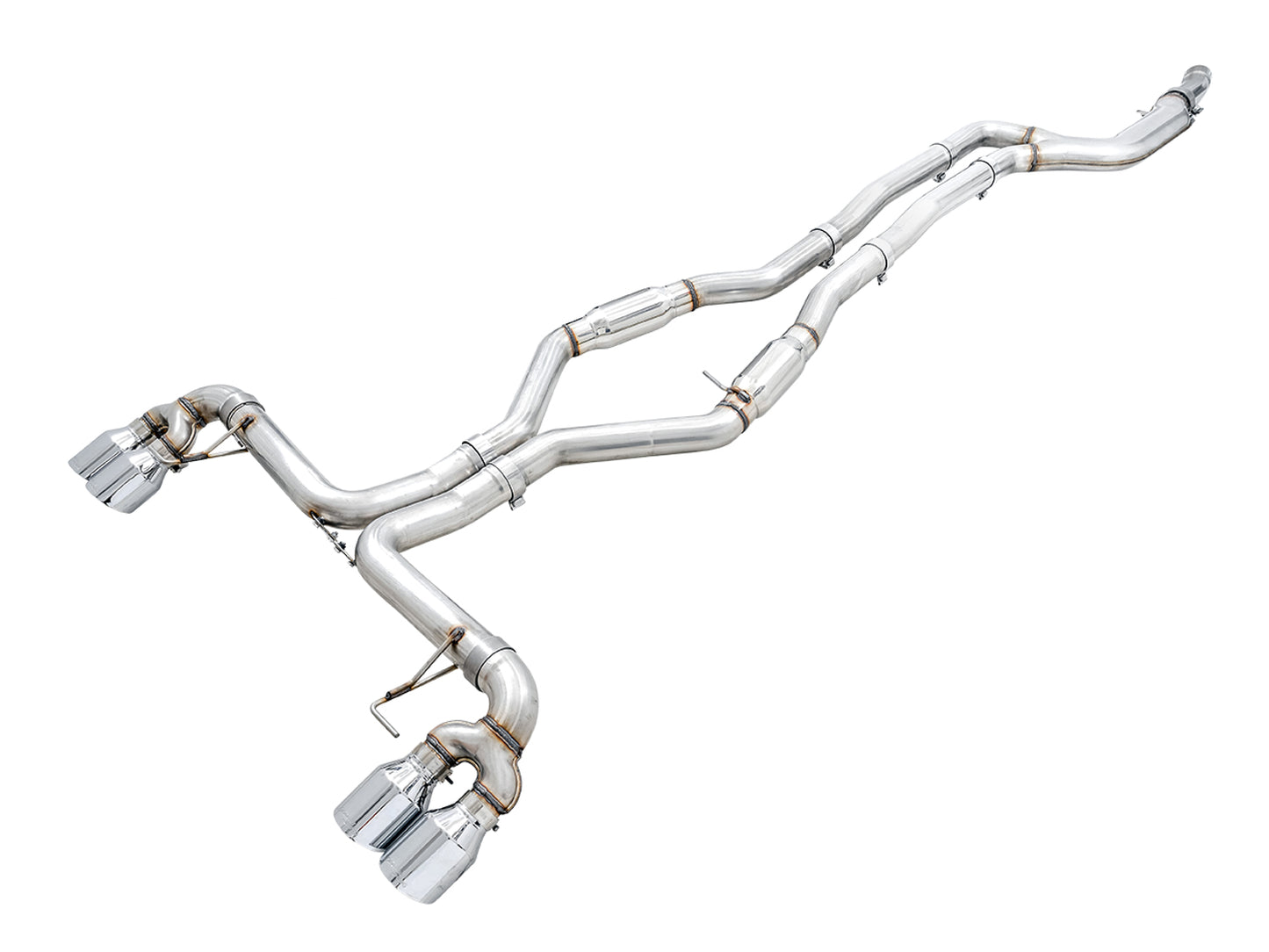 AWE Track Edition Exhaust for G2X M340i / M440i - Chrome Silver Tips