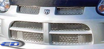 Diamond Cut Mesh Grille (silver) - 2 Piece