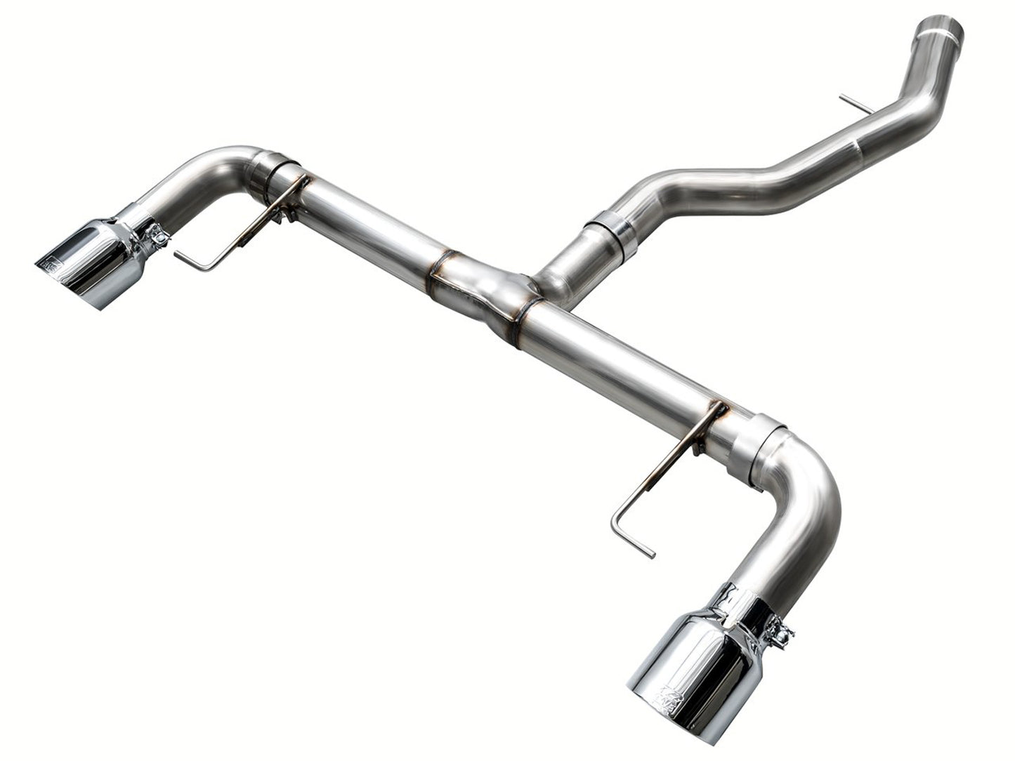 AWE Track Edition Axleback Exhaust for BMW G2X 330i/430i - Chrome Silver