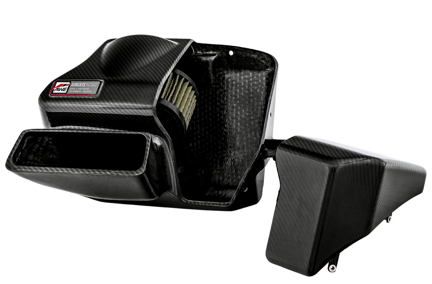 AWE AirGate™ Carbon Intake for Audi / VW MQB (1.8T / 2.0T) - With Lid