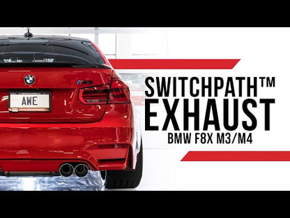 AWE SwitchPath Catback Exhaust for BMW F8X M3/M4 - Chrome Silver BMW M3|M4 2015-2020