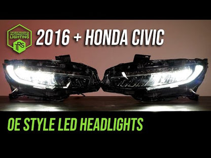 XB LED Headlights: Honda Civic (16-21)(Gen II / Pair)