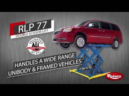 Rotary RLP77 : 7,700 LB Full Rise Scissor Lift