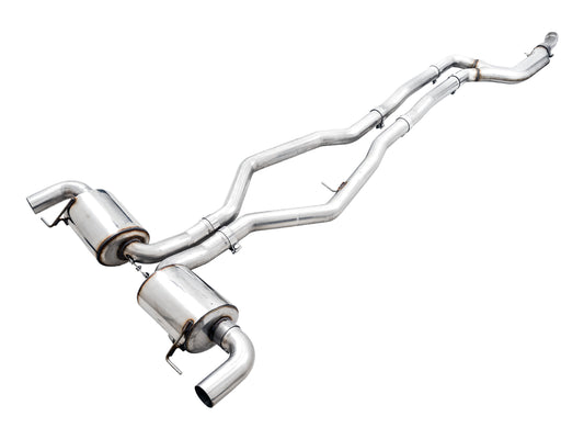 AWE Non-Resonated Touring Edition Exhaust for G2X M340i / M440i - OE Tips