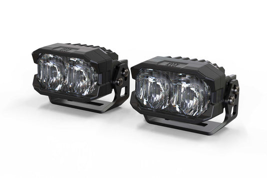 Morimoto 2Banger HXB LED Pod (Combo / White)(Pair)