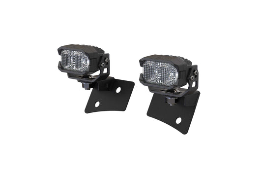 Morimoto 2Banger Ditch Light Kit: Wrangler JK (HXB White Flood Beam)