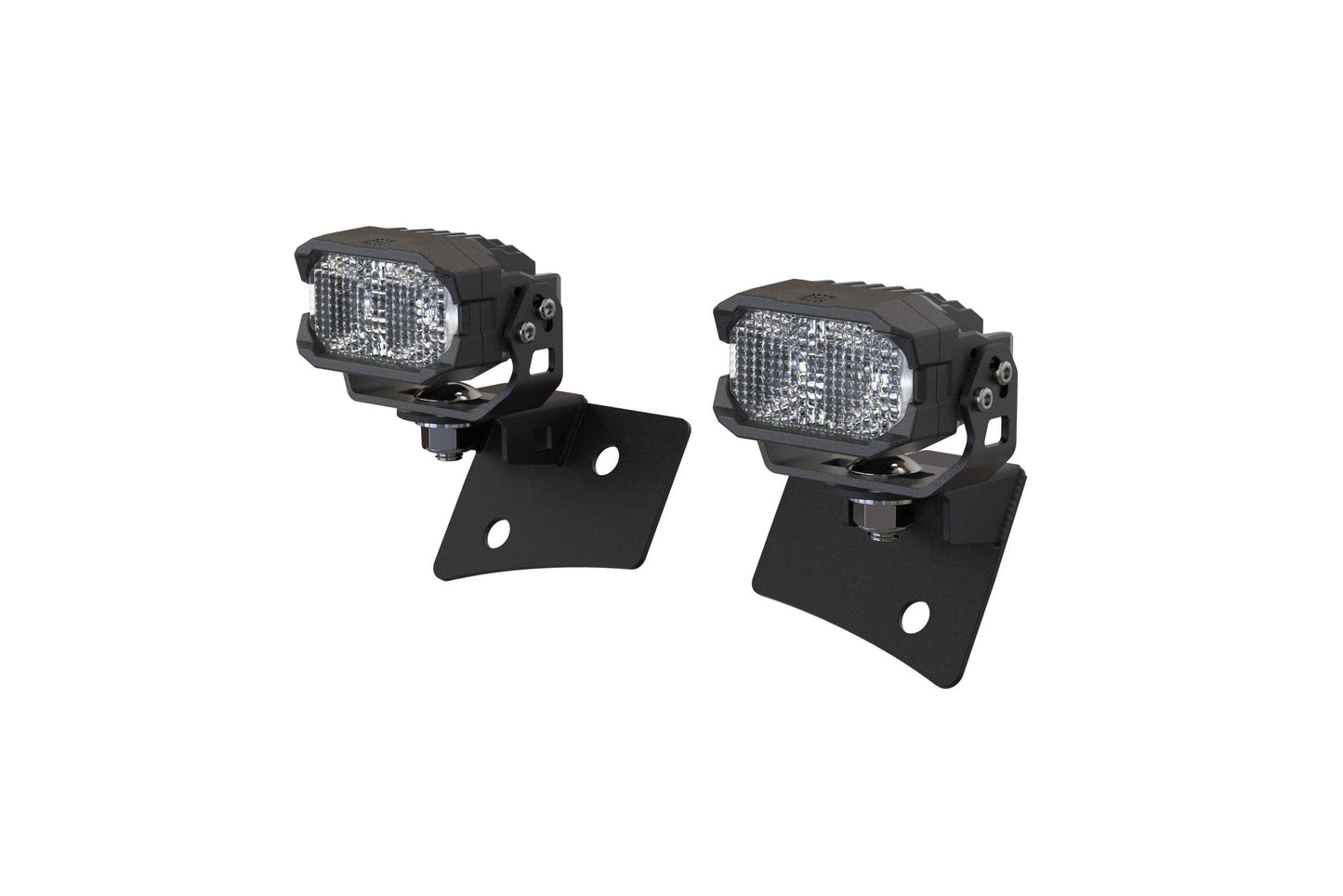 Morimoto 2Banger Ditch Light Kit: Wrangler JK (NCS White Spot Beam)