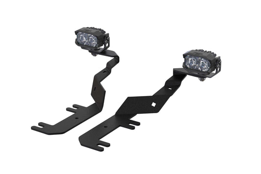 Morimoto 2Banger Ditch Light Kit: 17-22 Super Duty (HXB White Flood Beam)