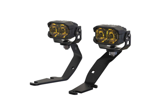 Morimoto 2Banger Ditch Light Kit: 14-21 Tundra (HXB White Flood Beam)