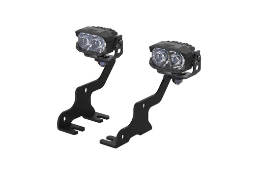 Morimoto 2Banger Ditch Light Kit: 10-14 Raptor (HXB White Flood Beam)