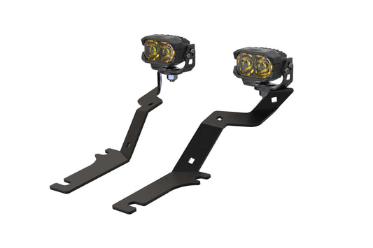 Morimoto 2Banger Ditch Light Kit: 15-20 F150 (NCS White SAE Wide Beam)