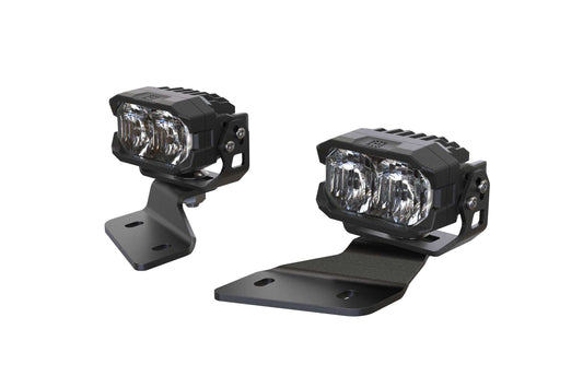 Morimoto 2Banger Ditch Light Kit: 2021+ Bronco (HXB White Spot Beam)