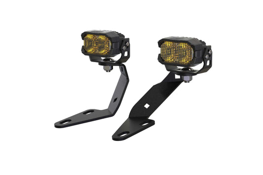 Morimoto 2Banger Ditch Light Kit: 16-23 Tacoma (HXB White Flood Beam)