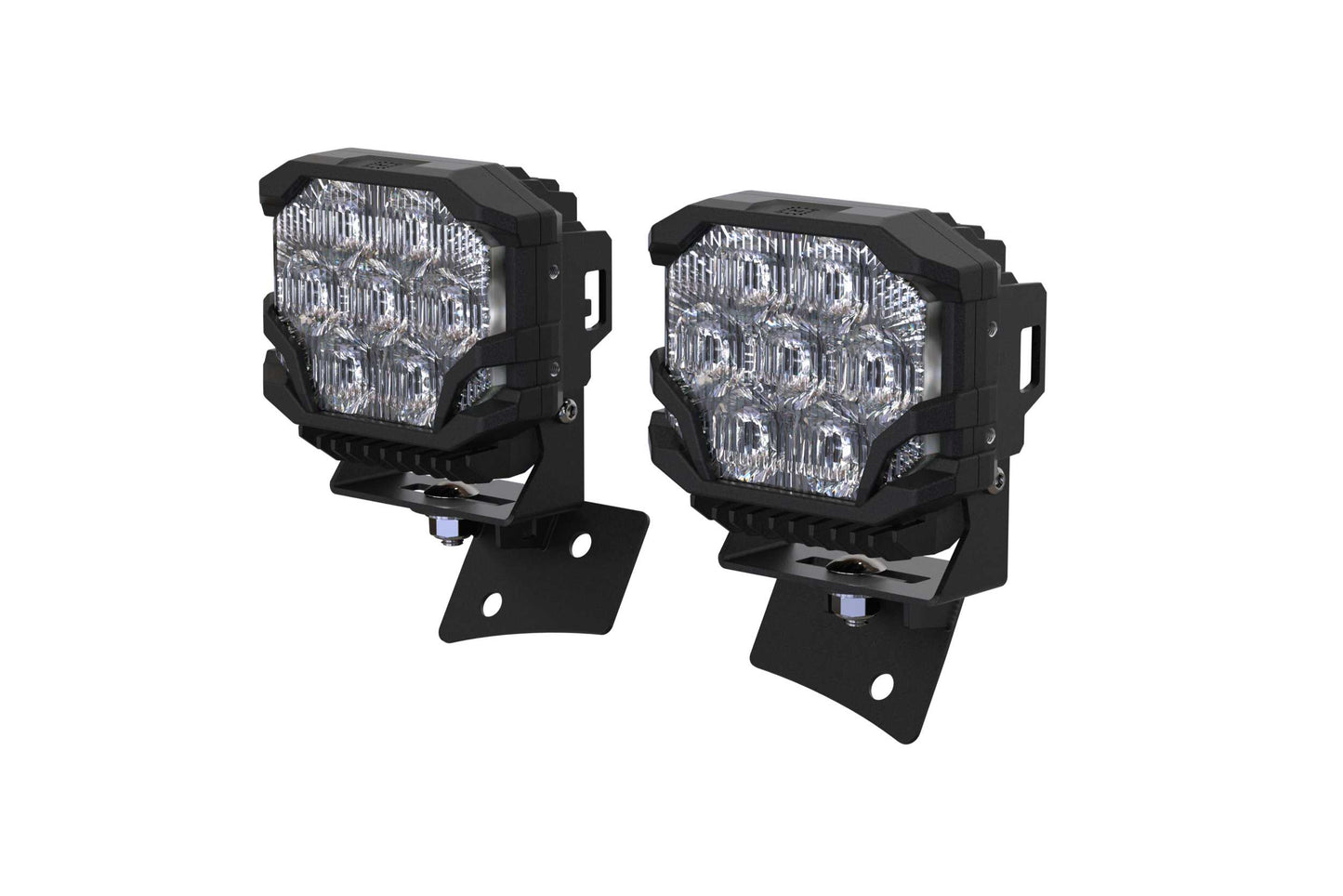 Morimoto BigBanger Ditch Light Kit: Wrangler JK (HXB White Spot Beam)