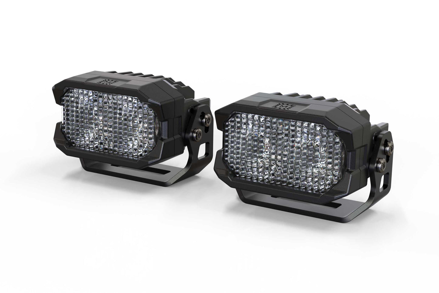 Morimoto 2Banger HXB LED Pod (Flood / Yellow)(Pair)