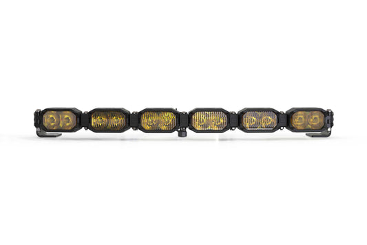 Single-Row BangerBar: (6 Pod / 24") (NCS Power - Yellow)